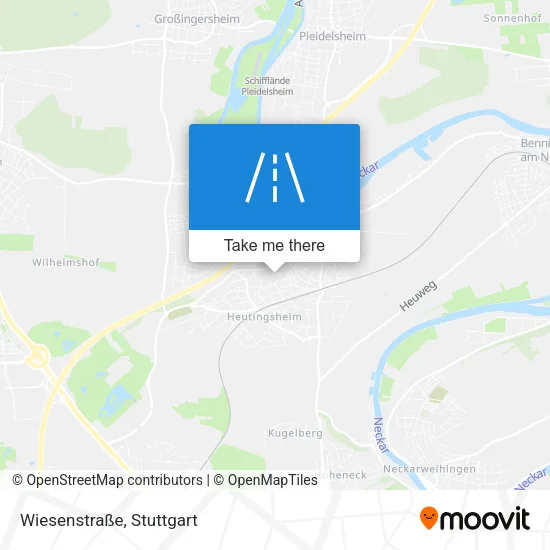 Карта Wiesenstraße