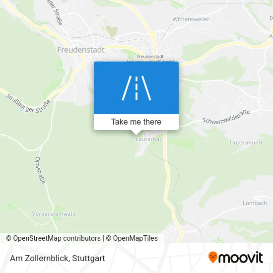 Карта Am Zollernblick
