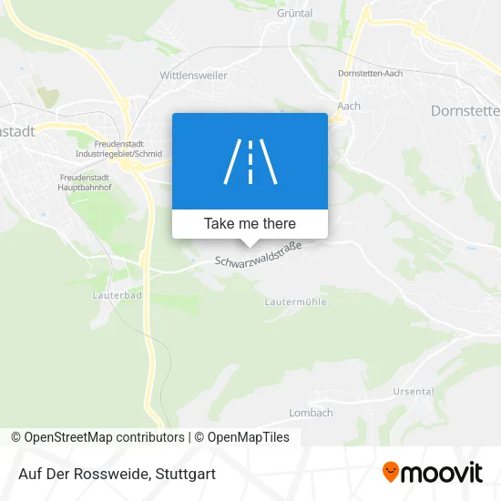 Карта Auf Der Rossweide