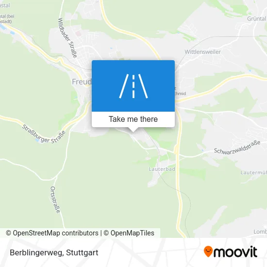 Карта Berblingerweg