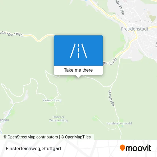 Карта Finsterteichweg