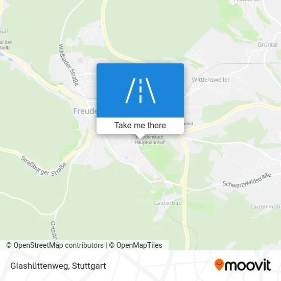 Карта Glashüttenweg