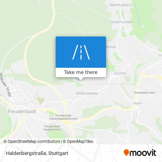 Haldenbergstraße map