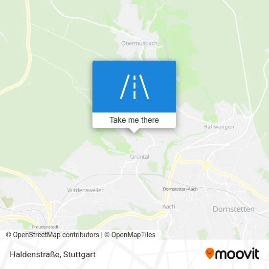 Haldenstraße map