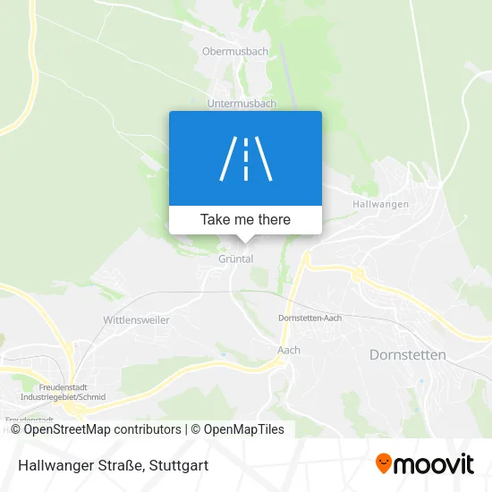 Hallwanger Straße map