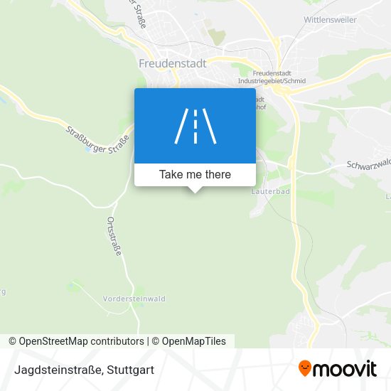 Карта Jagdsteinstraße
