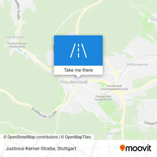 Карта Justinus-Kerner-Straße