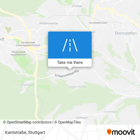 Карта Kantstraße