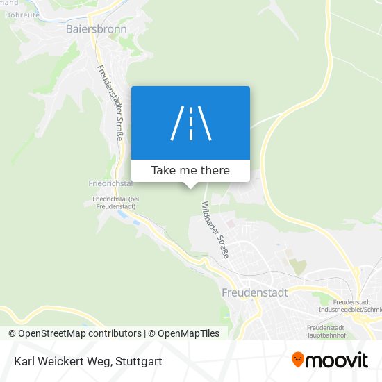 Karl Weickert Weg map