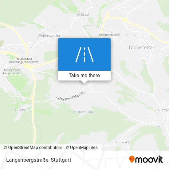 Карта Langenbergstraße