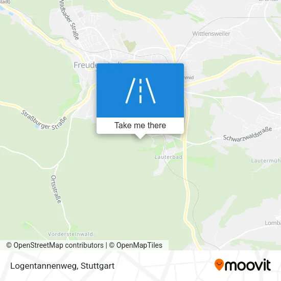 Карта Logentannenweg
