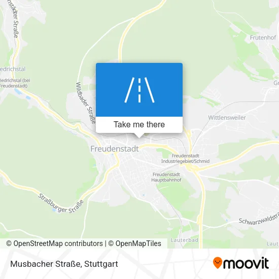 Карта Musbacher Straße