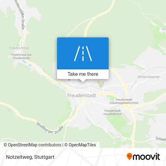Notzeitweg map