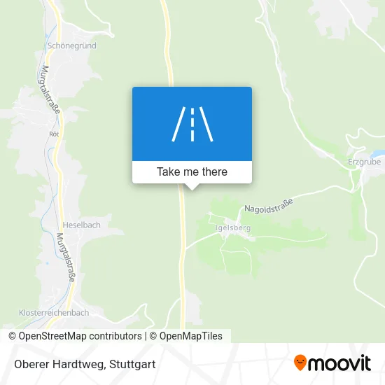 Карта Oberer Hardtweg