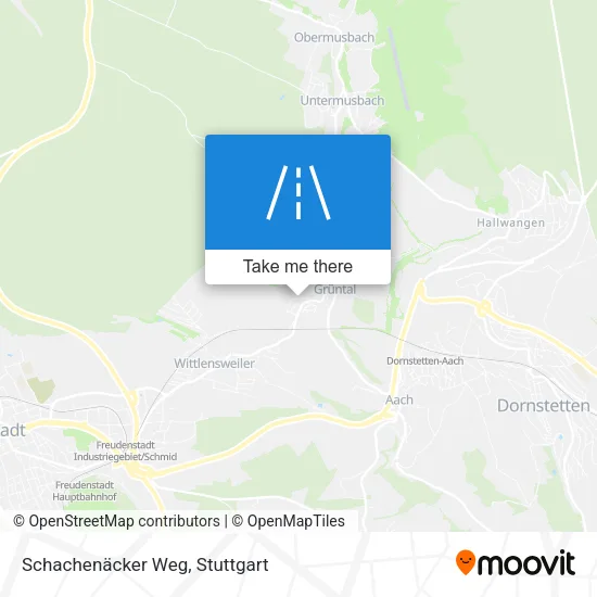 Карта Schachenäcker Weg