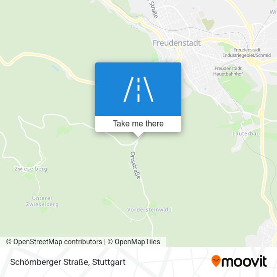 Schömberger Straße map
