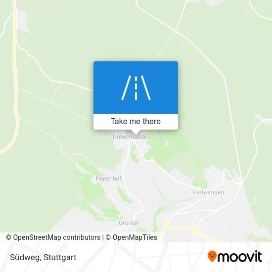 Карта Südweg