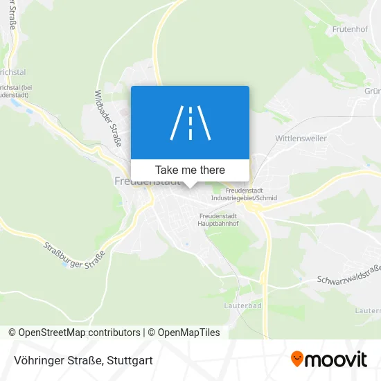Карта Vöhringer Straße