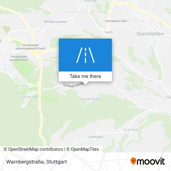 Карта Warnbergstraße