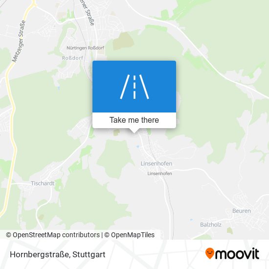 Hornbergstraße map