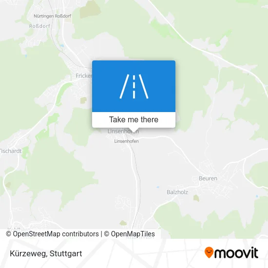 Карта Kürzeweg