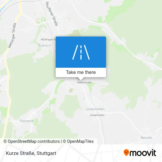 Карта Kurze Straße
