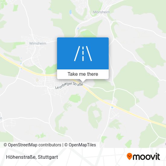 Höhenstraße map