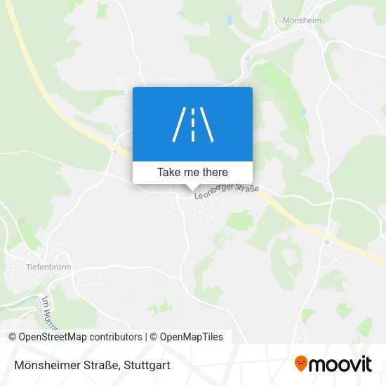 Mönsheimer Straße map