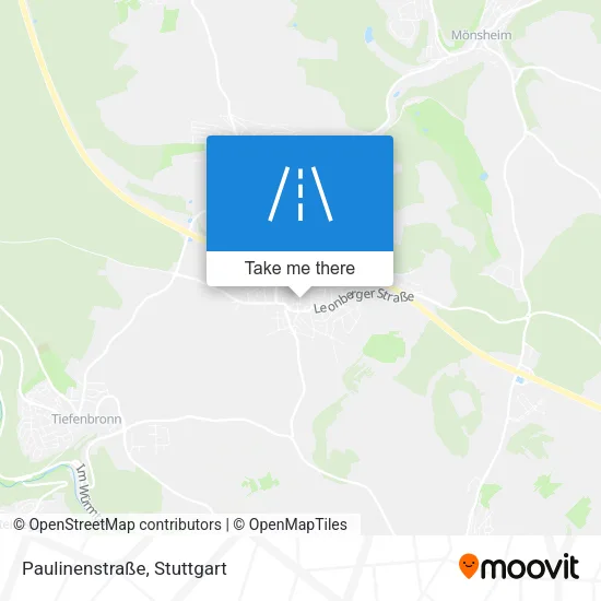 Карта Paulinenstraße