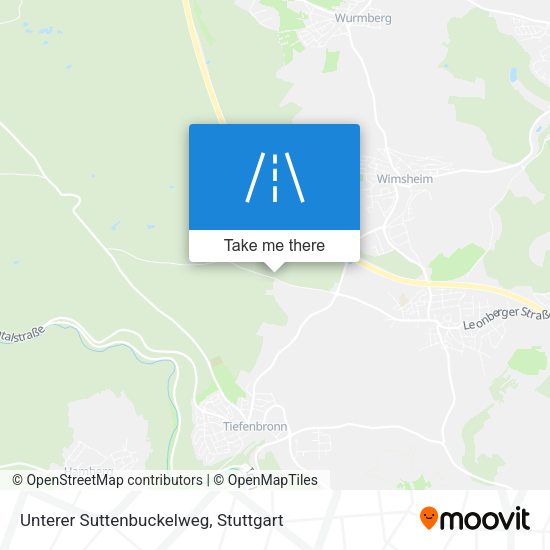 Unterer Suttenbuckelweg map