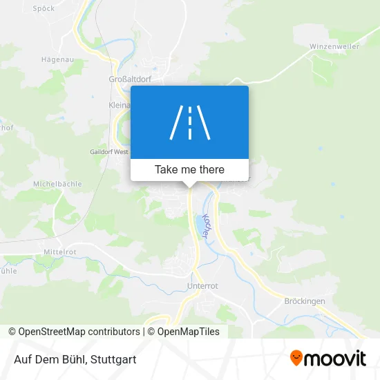 Карта Auf Dem Bühl