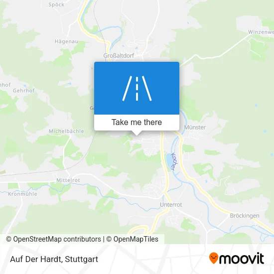 Карта Auf Der Hardt
