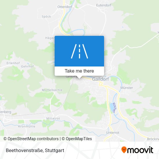 Beethovenstraße map