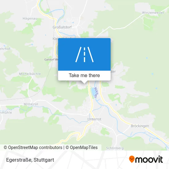 Карта Egerstraße