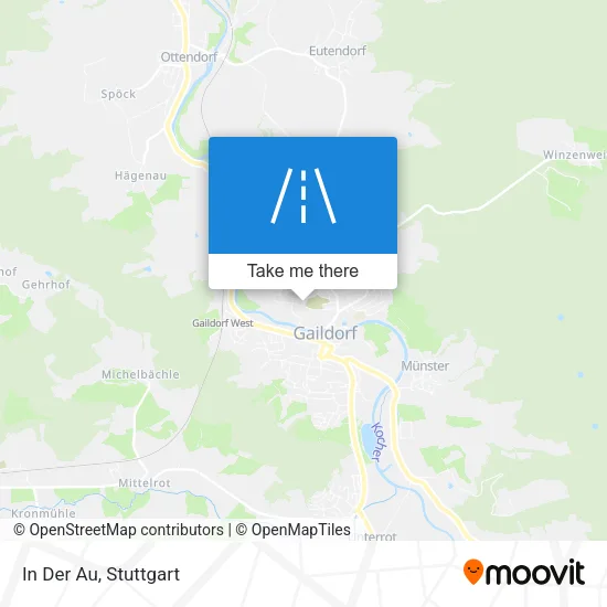 Карта In Der Au