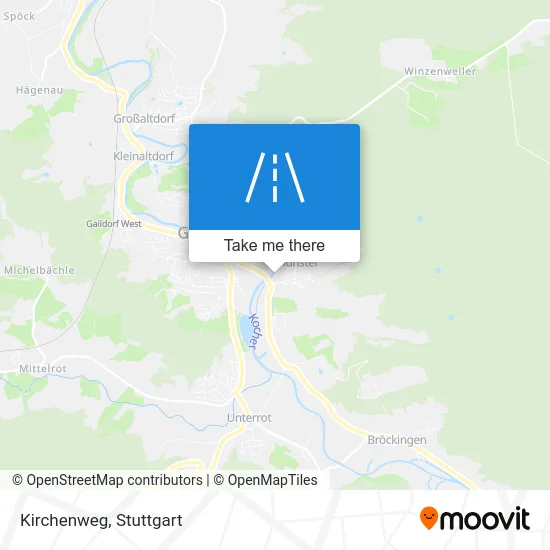 Карта Kirchenweg