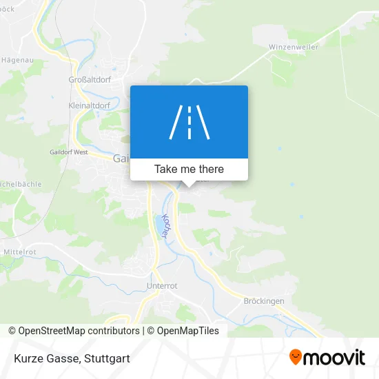 Kurze Gasse map