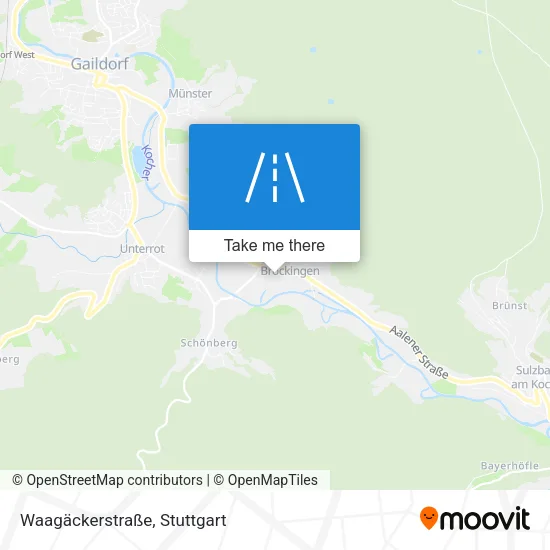 Карта Waagäckerstraße