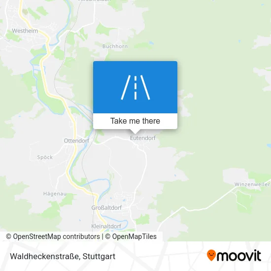 Карта Waldheckenstraße