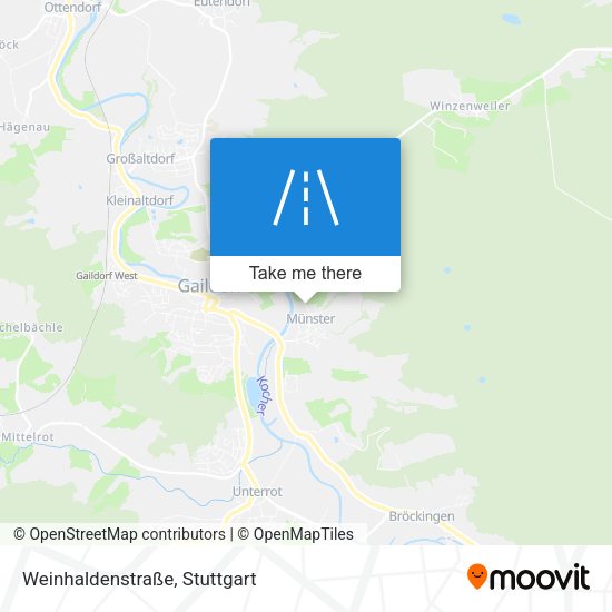 Weinhaldenstraße map