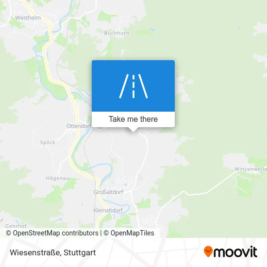 Карта Wiesenstraße