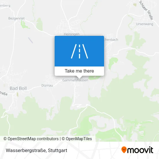 Карта Wasserbergstraße