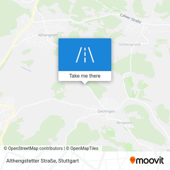 Althengstetter Straße map