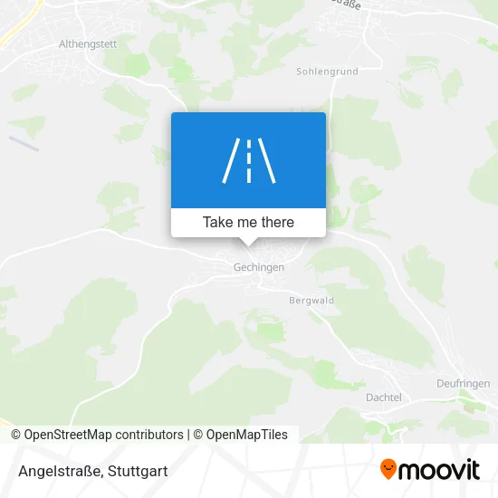 Карта Angelstraße
