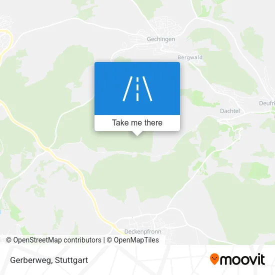Карта Gerberweg