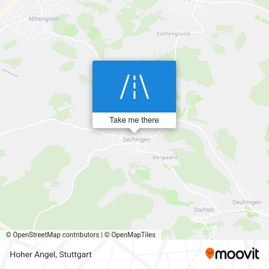 Hoher Angel map