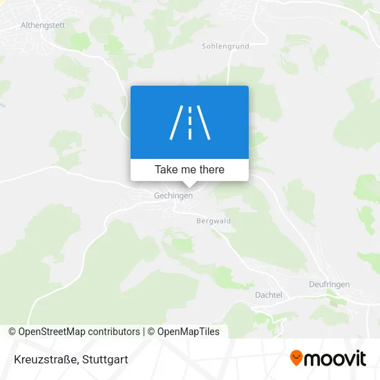 Карта Kreuzstraße