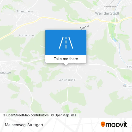 Карта Meisenweg