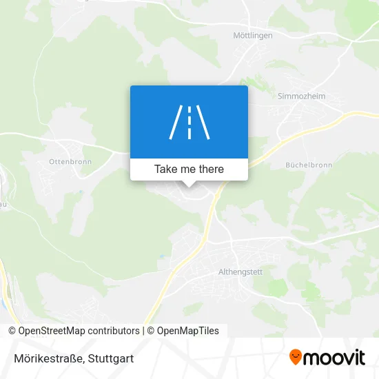 Карта Mörikestraße