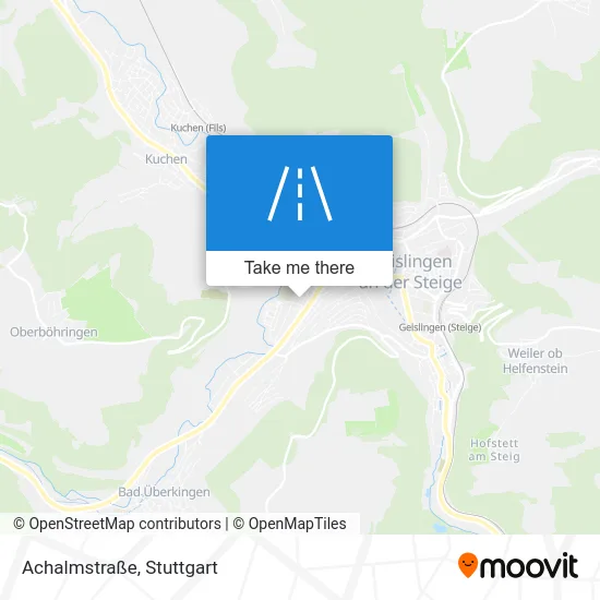 Карта Achalmstraße